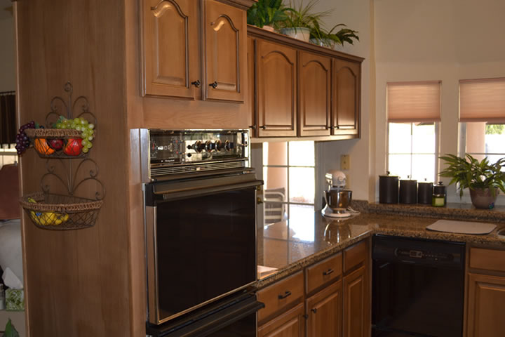 Phoenix Custom Stained Cabinets